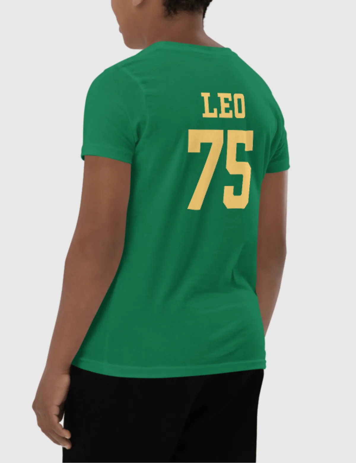 Leo Youth Logo Short Sleeve T-Shirt [Green]