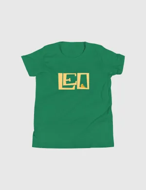 Leo Youth Logo Short Sleeve T-Shirt [Green]