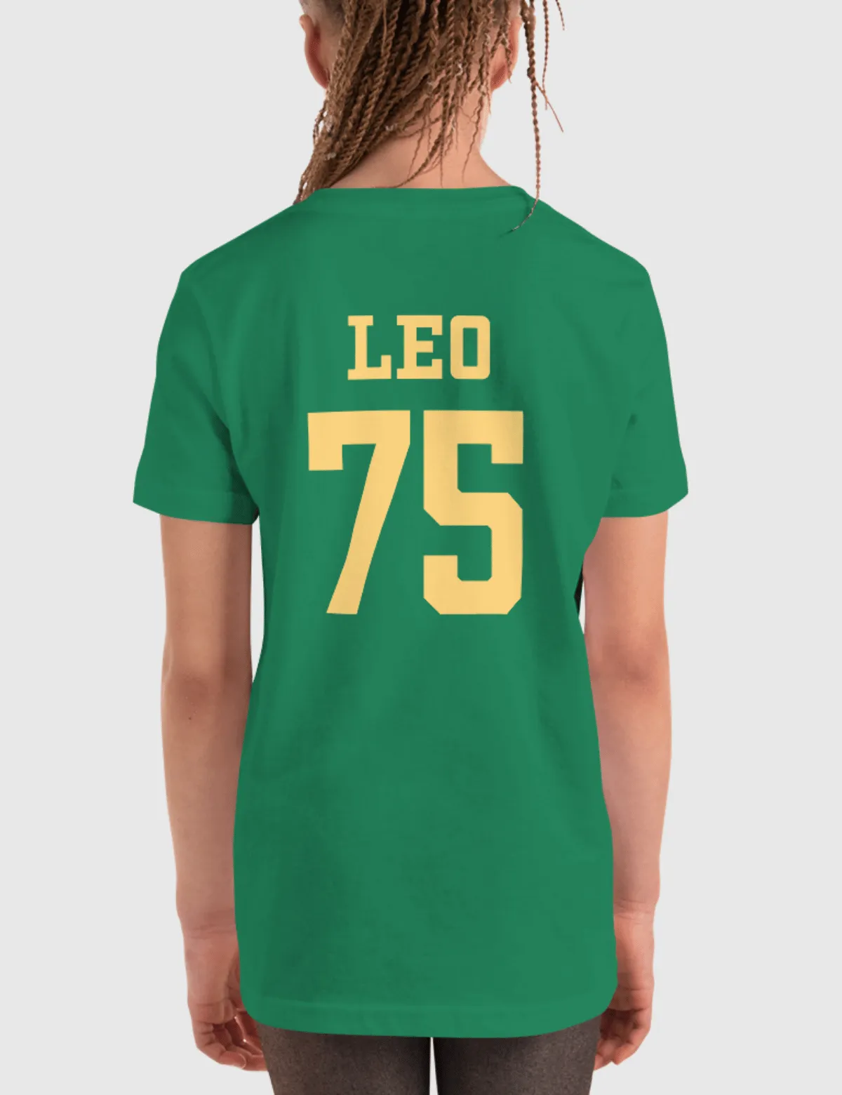 Leo Youth Logo Short Sleeve T-Shirt [Green]