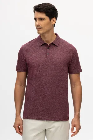 Leon Burgundy Polo