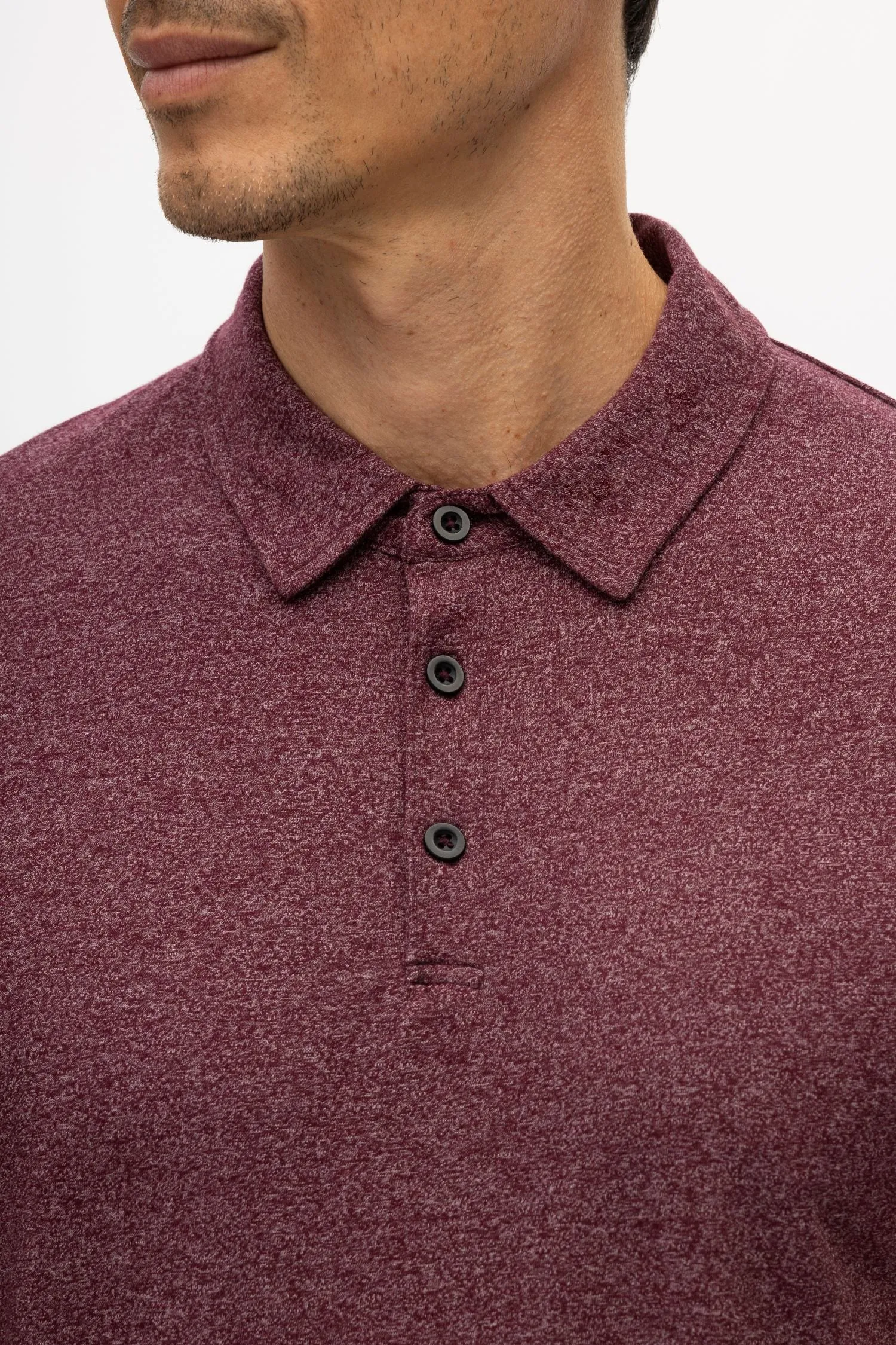 Leon Burgundy Polo