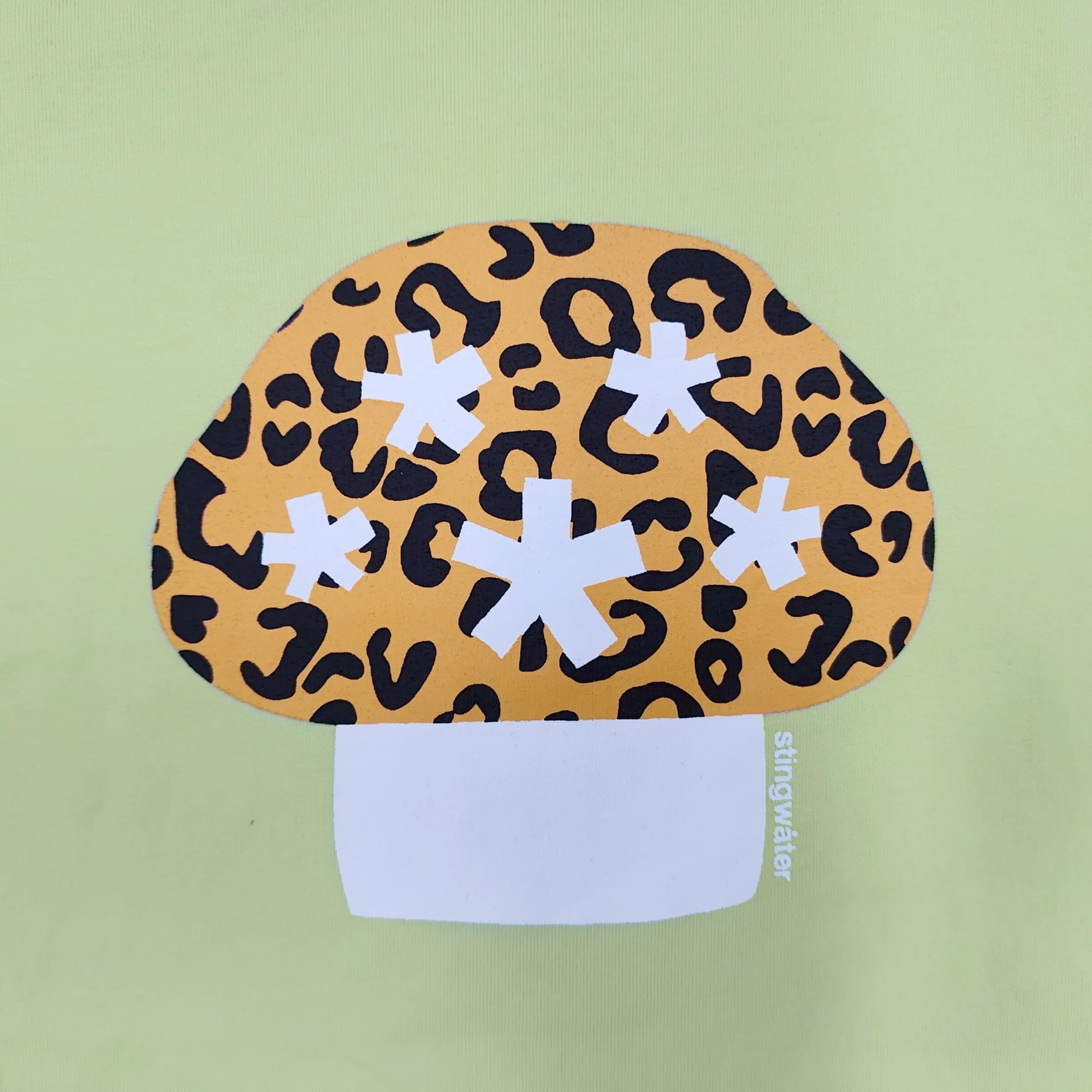Leopard Aga Mushroom T-Shirt Alkaline Green