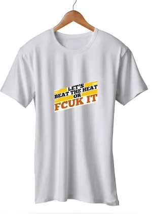 Let's Beat The Heat_White