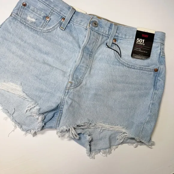 Levi's 501 Denim Women's Cutoff‎ Shorts 29