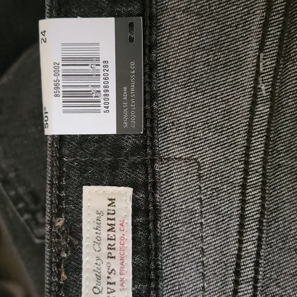 Levi's Premium High Rise Denim Shorts Size 24