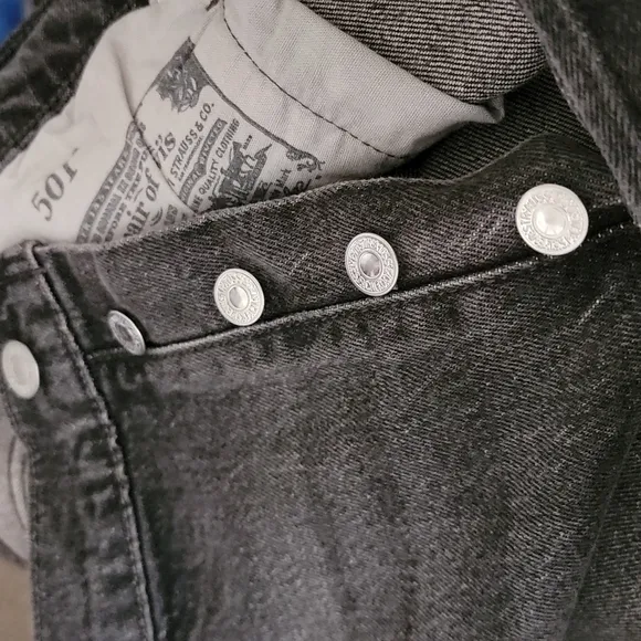 Levi's Premium High Rise Denim Shorts Size 24