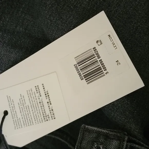 Levi's Premium High Rise Denim Shorts Size 24