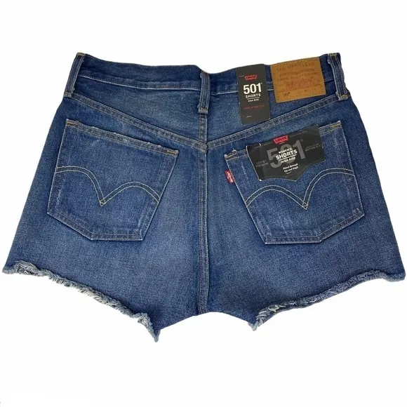 Levi’s Women’s 501 High Rise Denim Jean Shorts 27