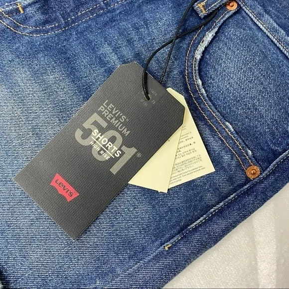 Levi’s Women’s 501 High Rise Denim Jean Shorts 27