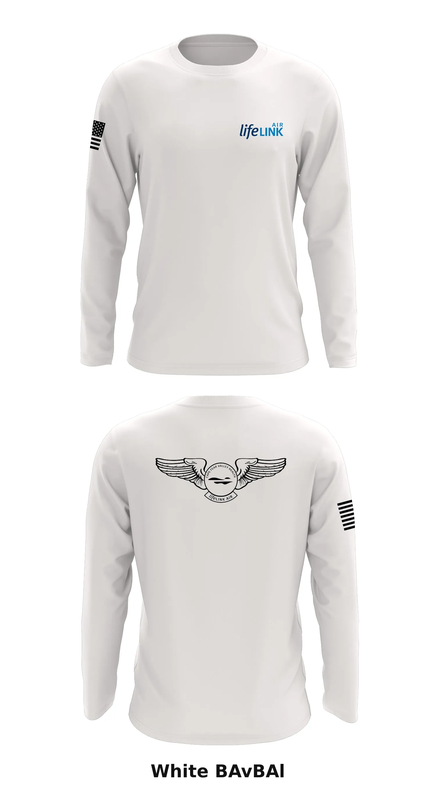 LifeLINK AIR  Store 1 Core Men's LS Performance Tee - BAvBAl