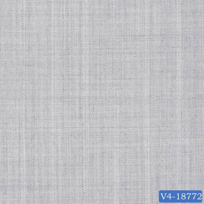 Light Grey Self Stripe Regular Suit