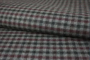Light Grey With Gingham Check Suit