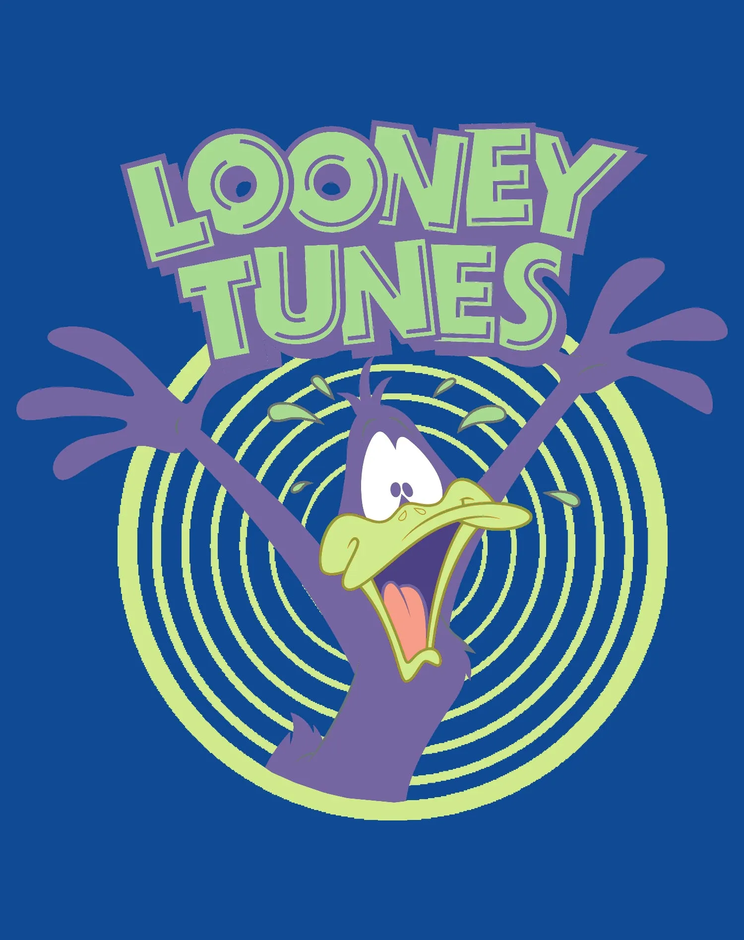 Looney Tunes Daffy Duck  Logo Crazy Official Women's T-shirt