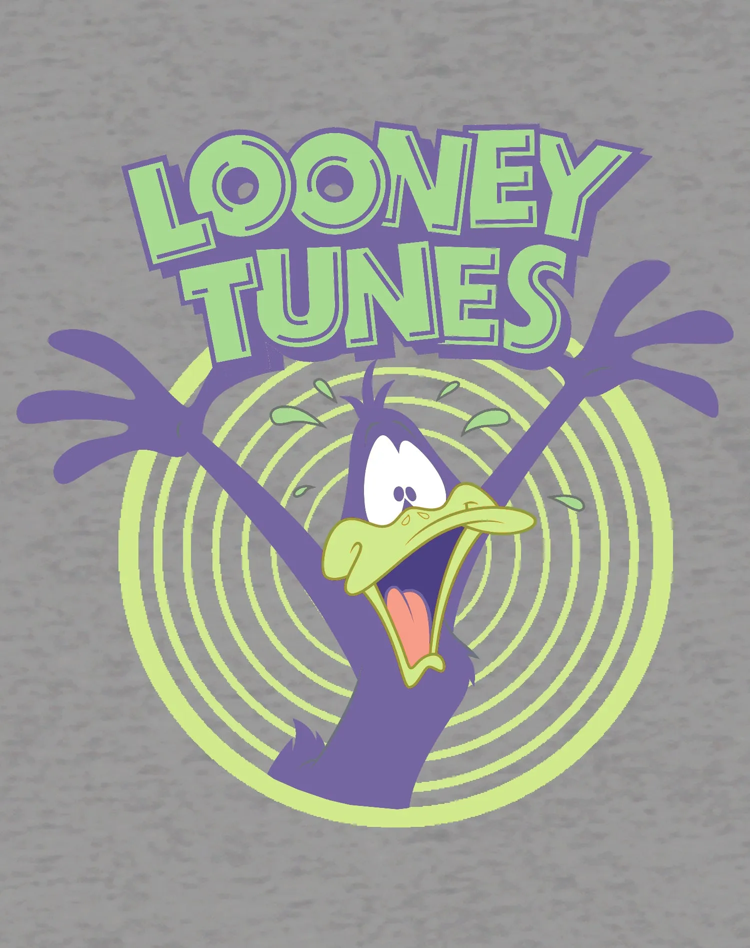 Looney Tunes Daffy Duck  Logo Crazy Official Women's T-shirt