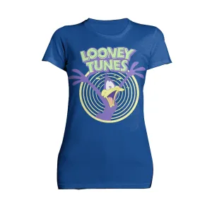 Looney Tunes Daffy Duck  Logo Crazy Official Women's T-shirt
