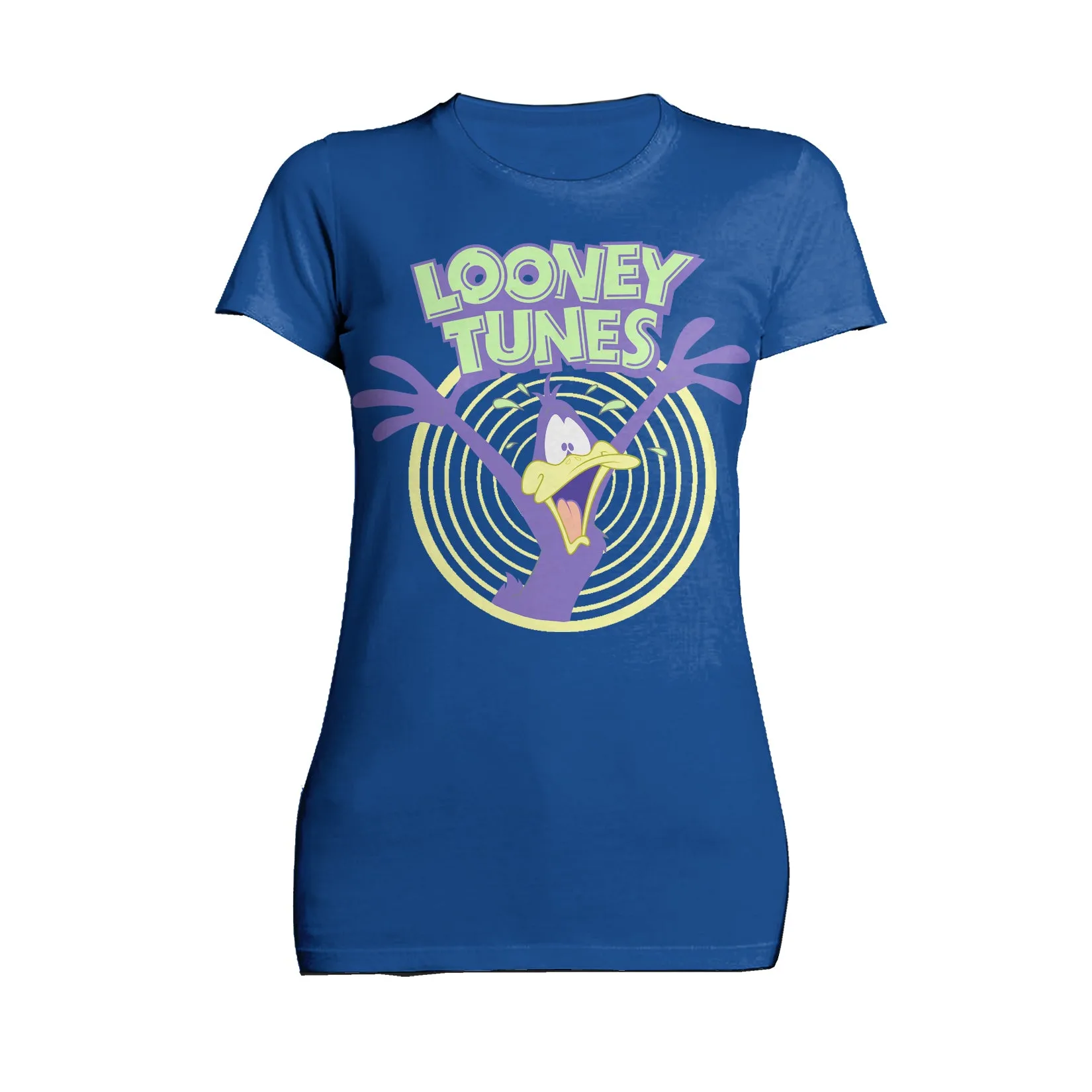 Looney Tunes Daffy Duck  Logo Crazy Official Women's T-shirt