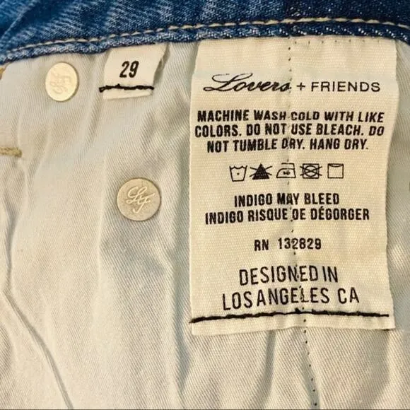 Lovers   Friends Jack High Rise Shorts Ultimo NWOT