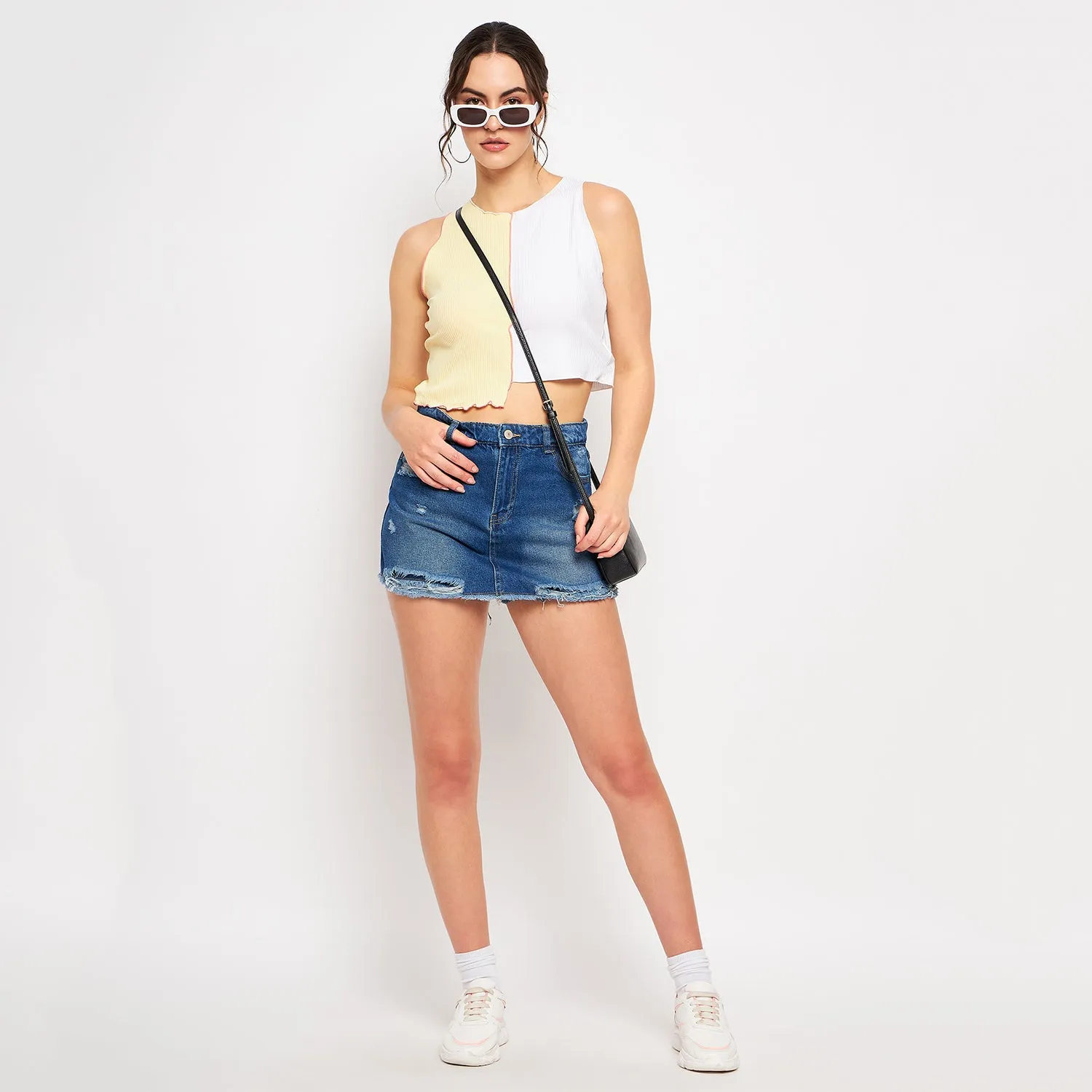 Madame Blue Denim Shorts