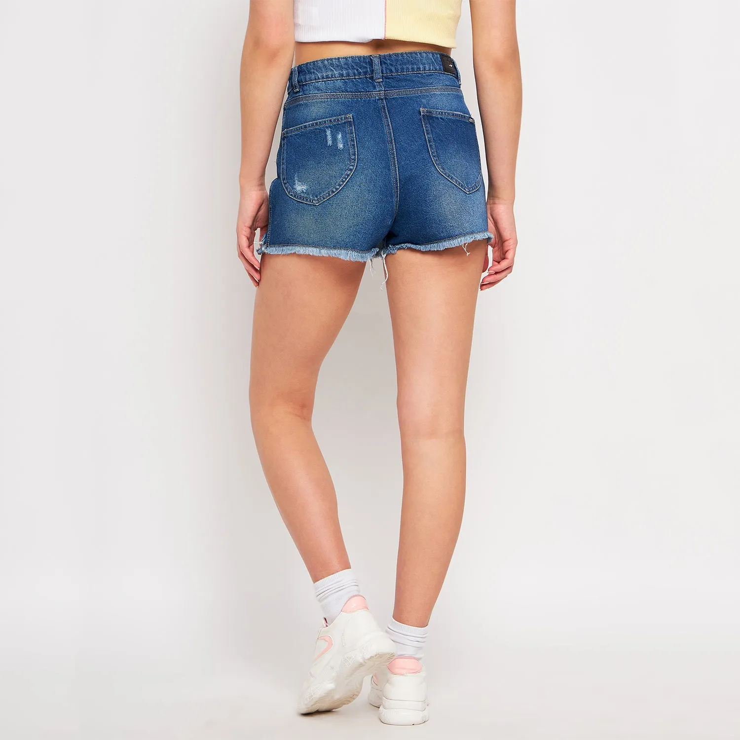 Madame Blue Denim Shorts