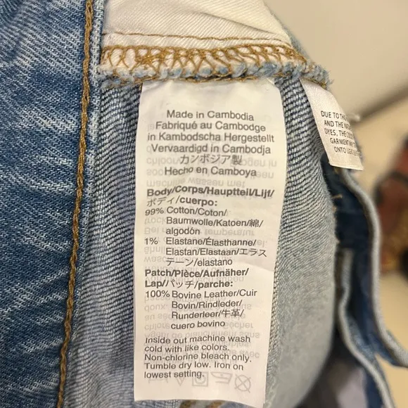 Madewell Classic Straight Denim Jeans Women’s Size 31