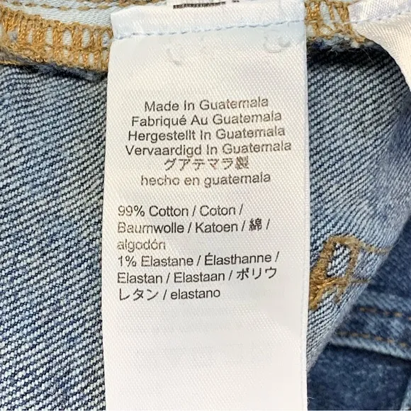 Madewell Tomboy Straight Jeans in Chaseley Wash Style #MB499 - Size 25