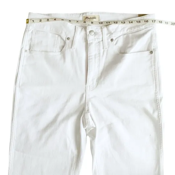 MADEWELL White Straight Jeans!