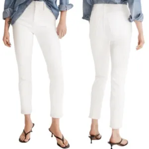MADEWELL White Straight Jeans!