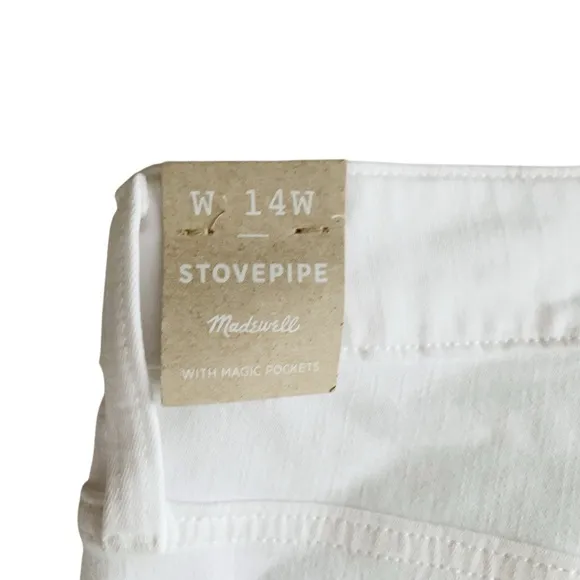 MADEWELL White Straight Jeans!
