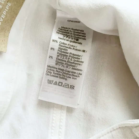 MADEWELL White Straight Jeans!