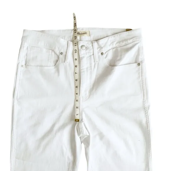 MADEWELL White Straight Jeans!