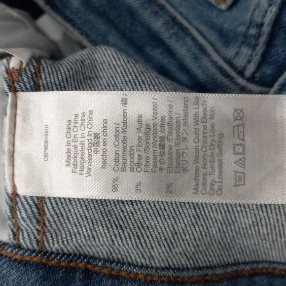 Madewell Women's Petite Curvy Stovepipe Denim Jeans in Leaside Wash Size 30P