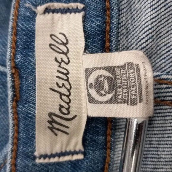 Madewell Women's Petite Curvy Stovepipe Denim Jeans in Leaside Wash Size 30P