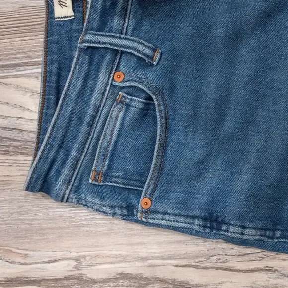 Madewell Women's Petite Curvy Stovepipe Denim Jeans in Leaside Wash Size 30P