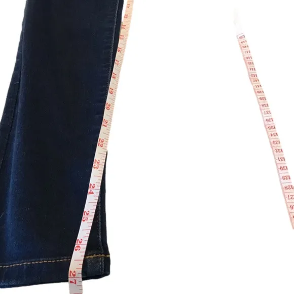 Mango Jane Straight Leg Skinny Dark Wash  Jeans size 4