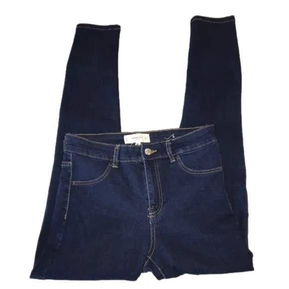 Mango Jane Straight Leg Skinny Dark Wash  Jeans size 4