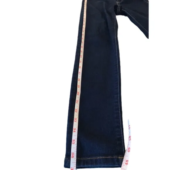 Mango Jane Straight Leg Skinny Dark Wash  Jeans size 4