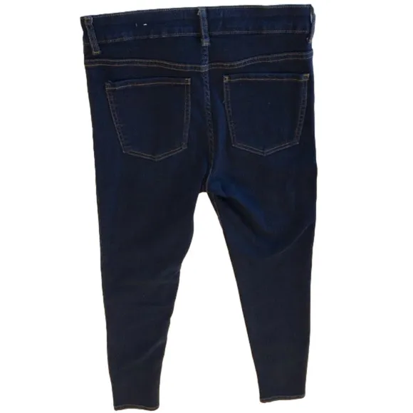 Mango Jane Straight Leg Skinny Dark Wash  Jeans size 4