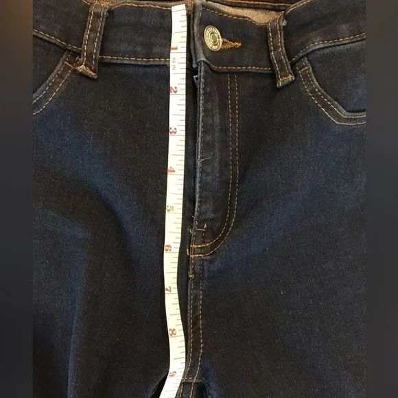 Mango Jane Straight Leg Skinny Dark Wash  Jeans size 4