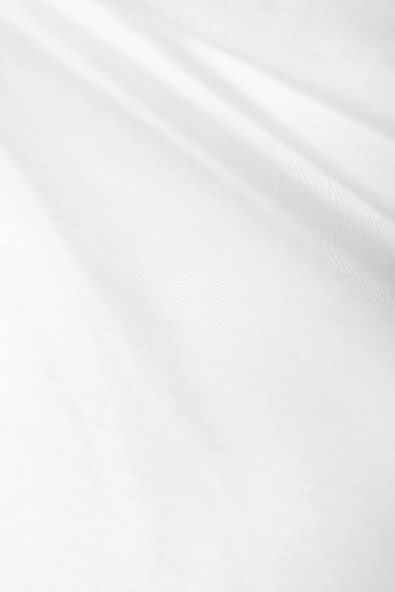 Mao Collar Cotton Dress