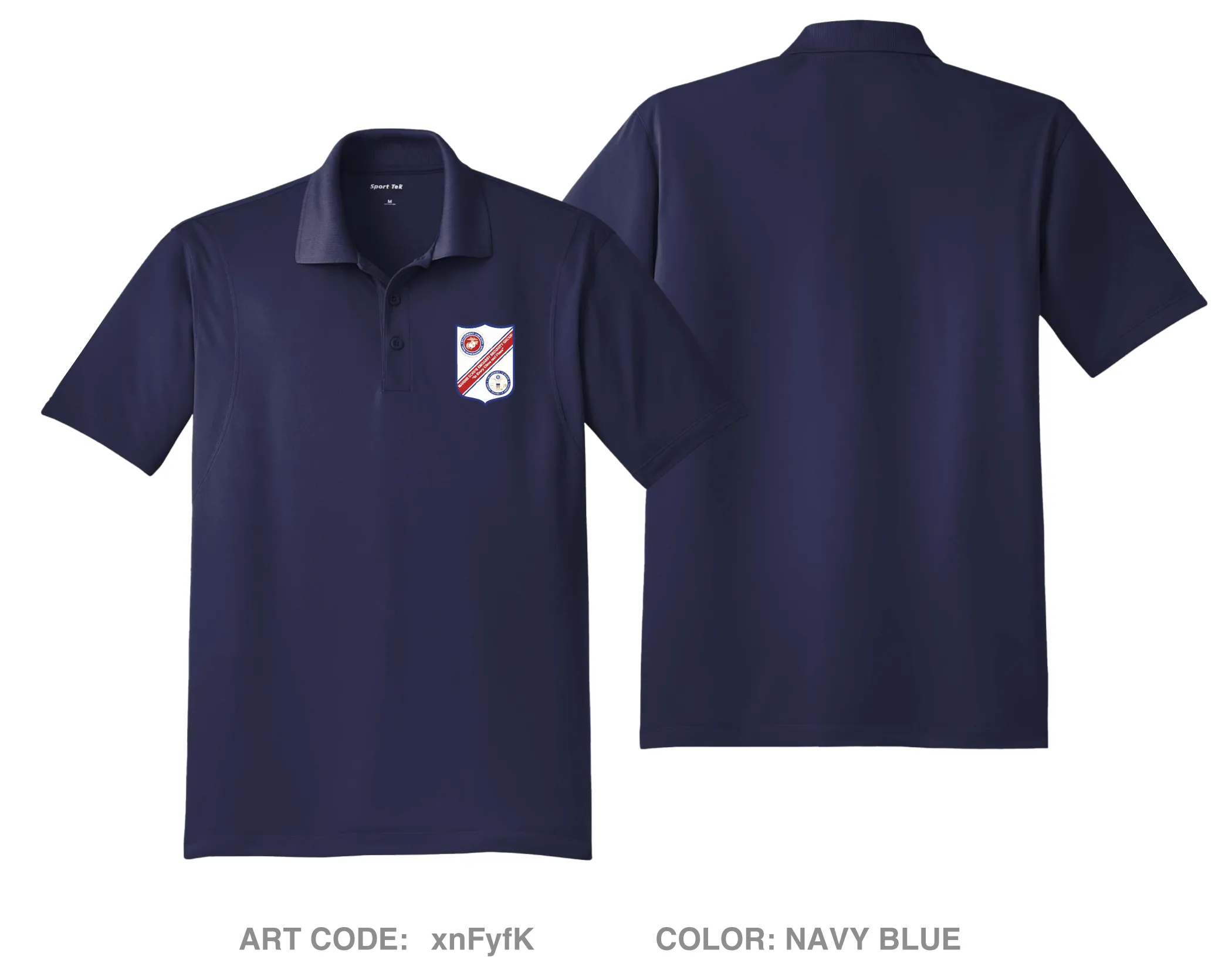 Marine Corps Embassy Security Group, Region 1 HQ Hi-Tech Performance Men's SS Polo - xnFyfK