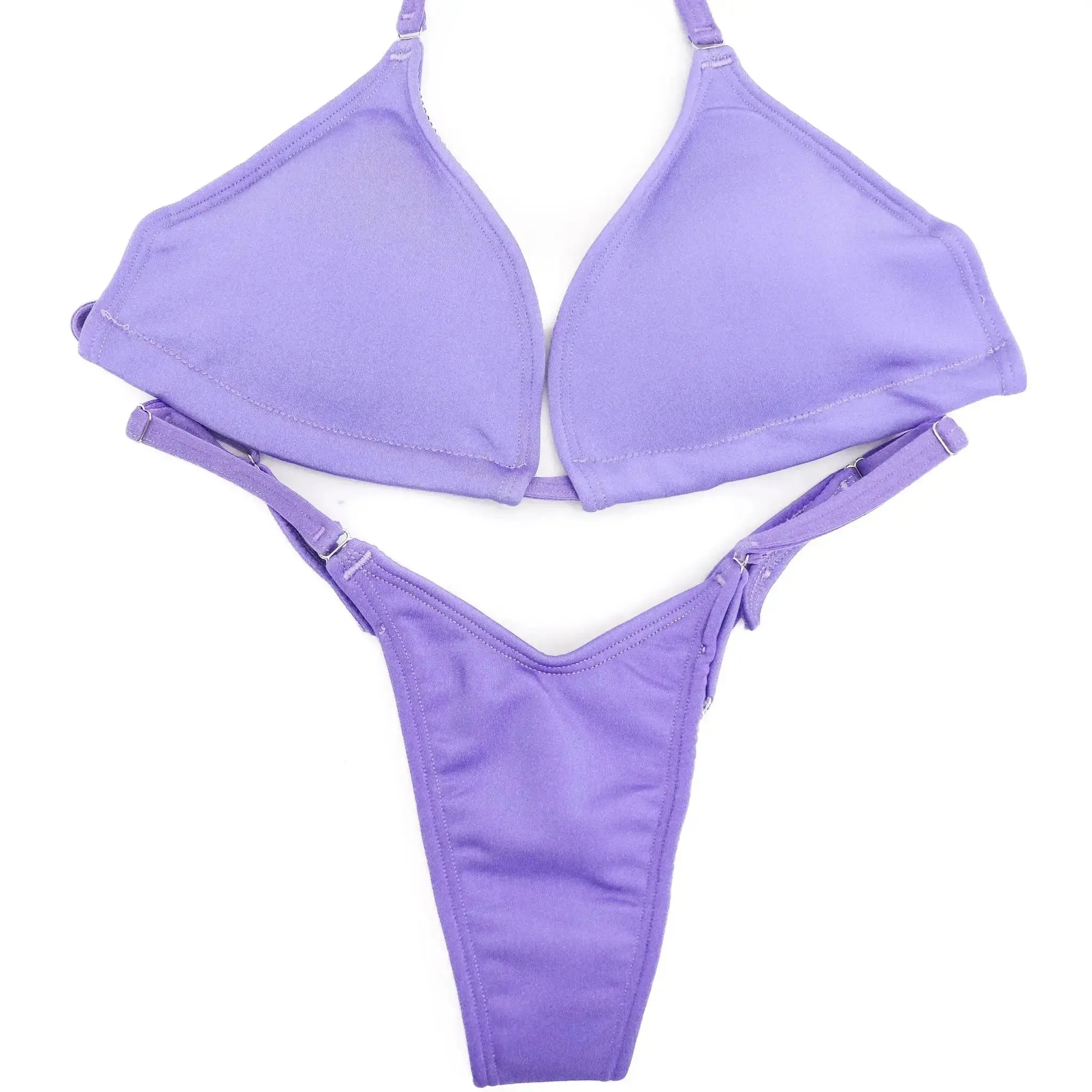 Matte Lilac Fit Model Competition Suit