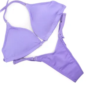 Matte Lilac Fit Model Competition Suit