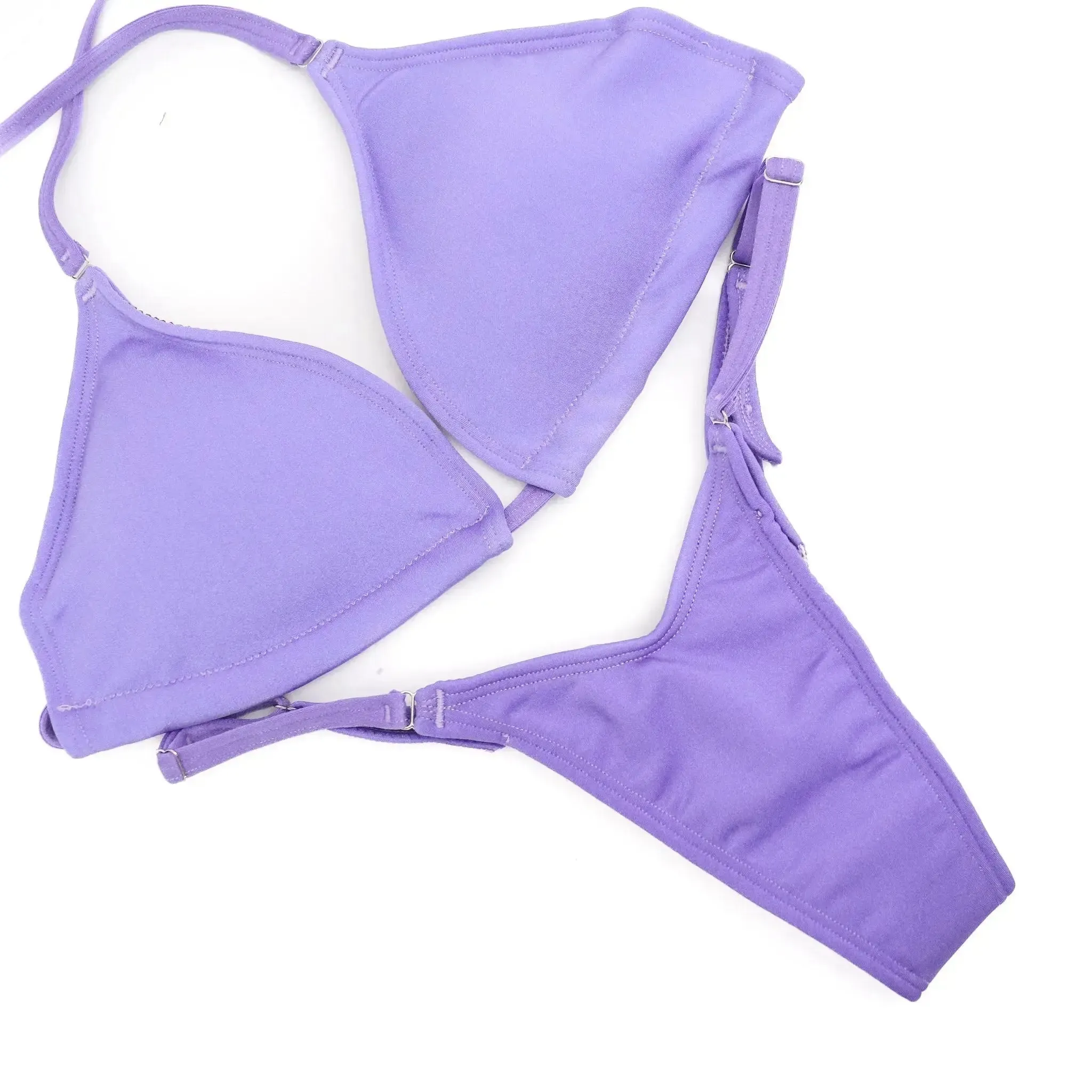 Matte Lilac Fit Model Competition Suit