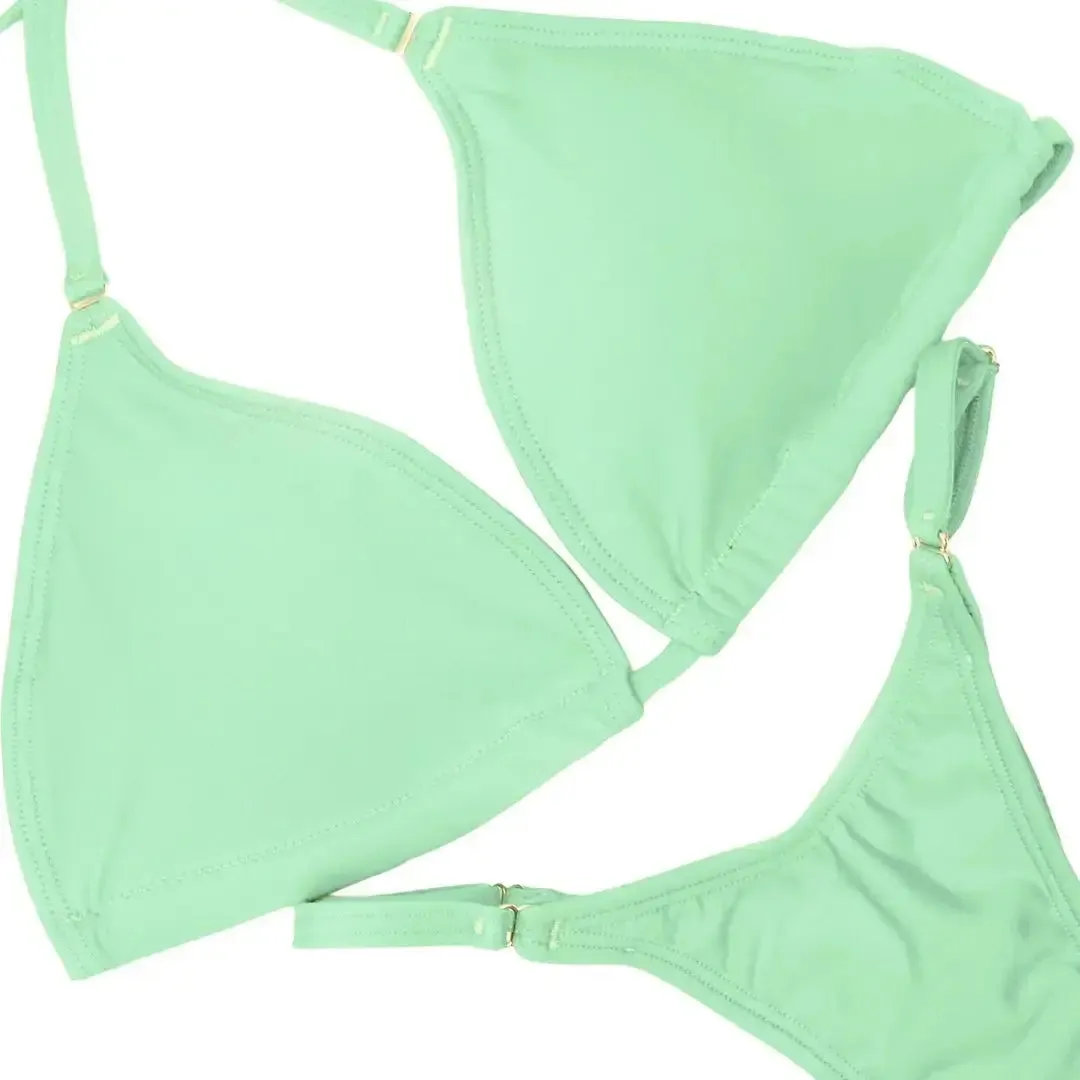 Matte Mint Fit Model Competition Suit