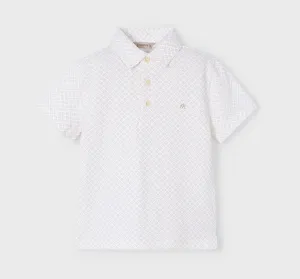 Mayoral Boy Diamond Dot Polo