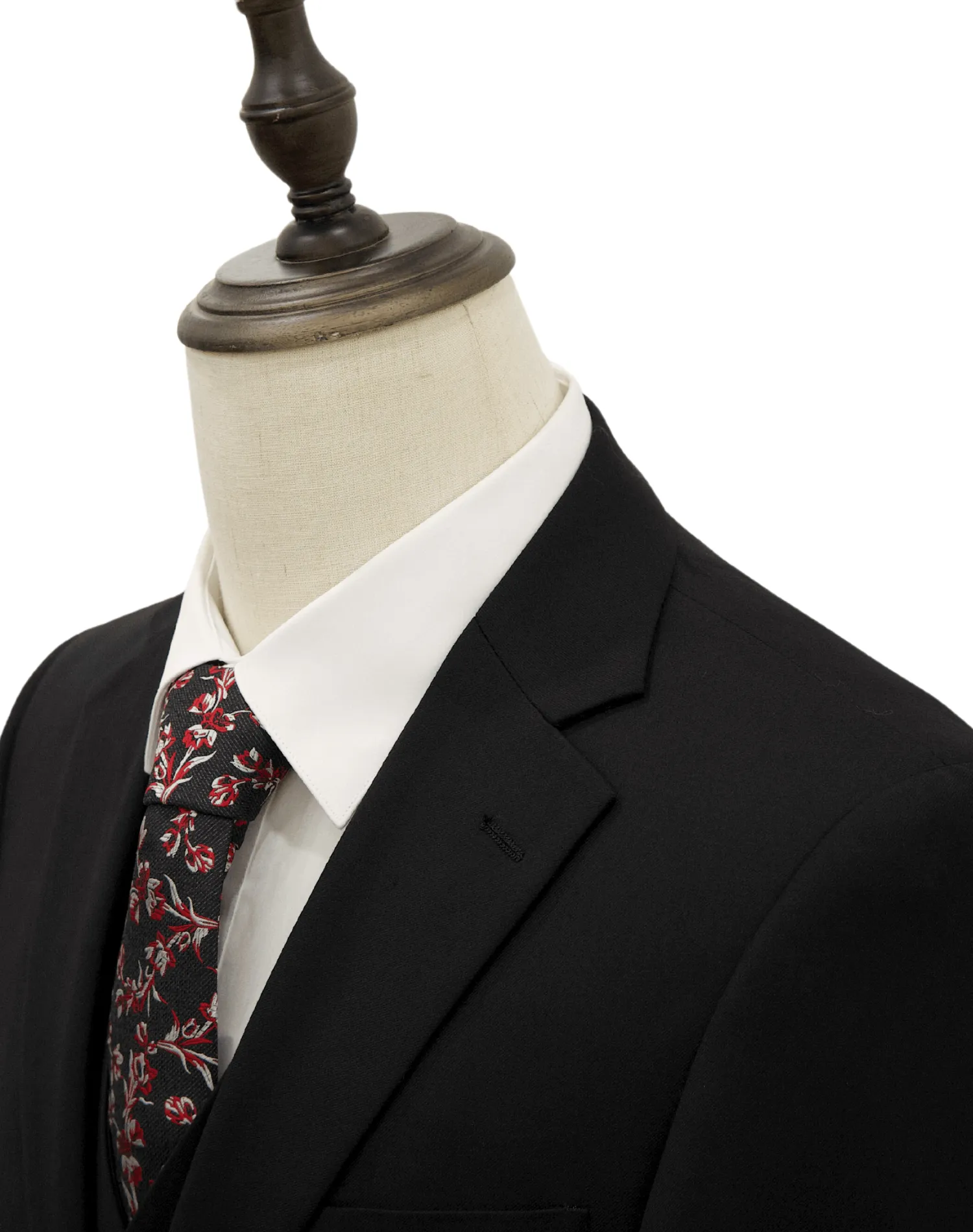 Mazari Vested Slim Fit Suit - Paris  Black 1525