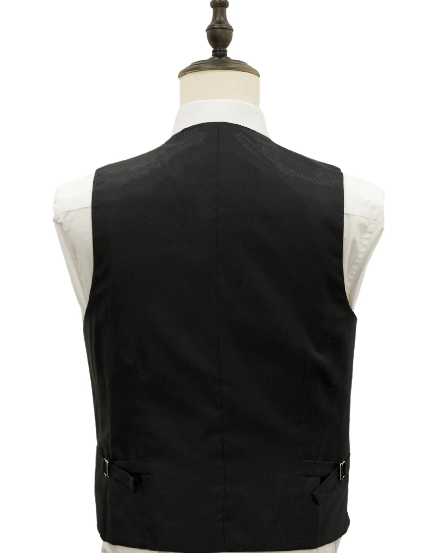 Mazari Vested Slim Fit Suit - Paris  Black 1525