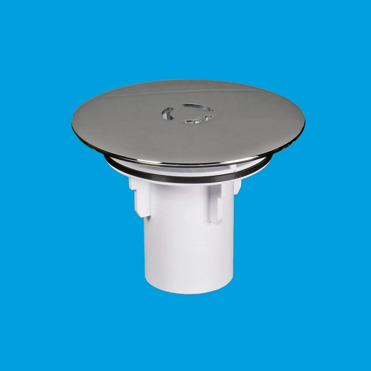 McAlpine ST90CPTOP TUBE 80mm Water Seal Resealing Shower Trap with Multifit Outlet