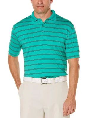 Mens Performance Stripe Polo