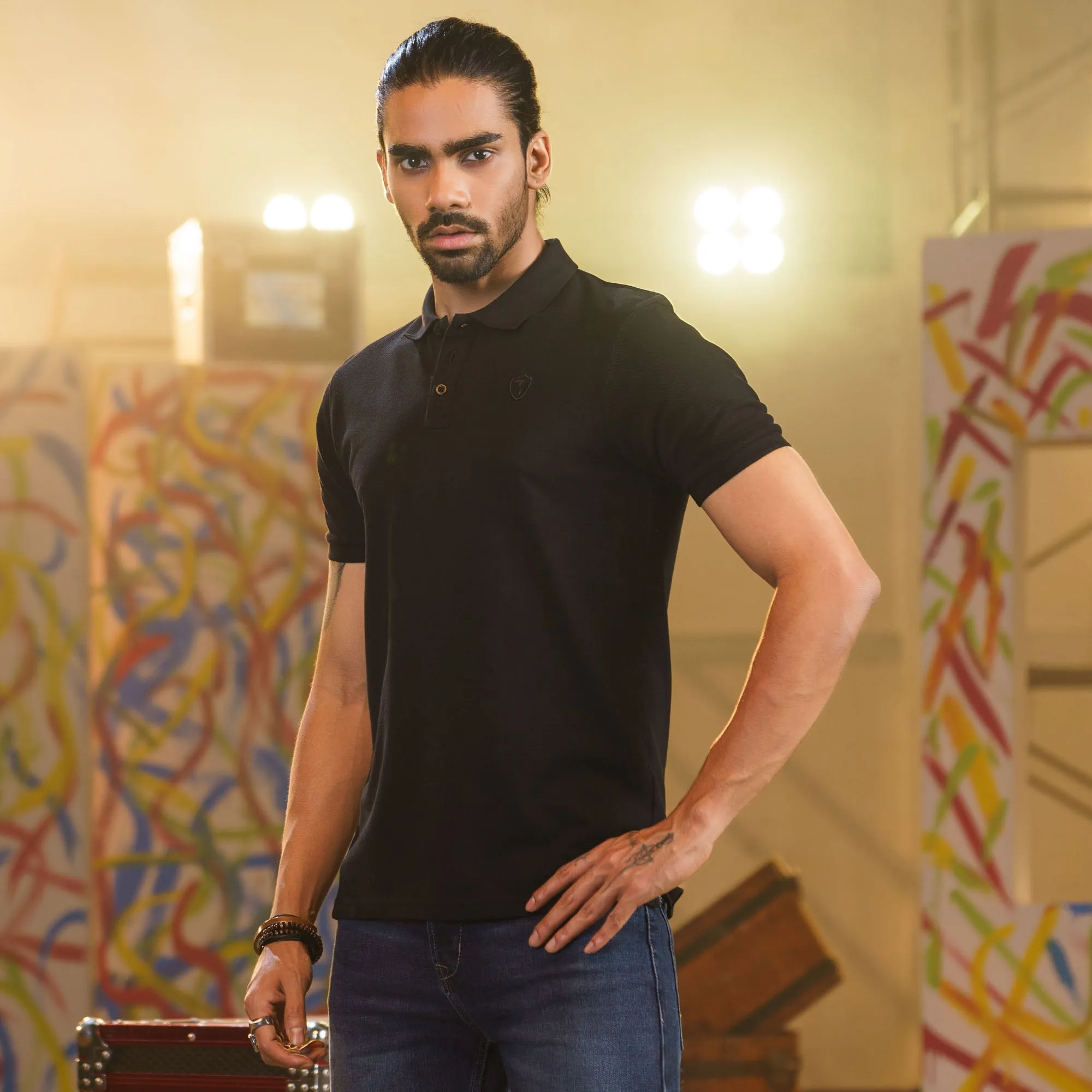 Mens Polo-Black